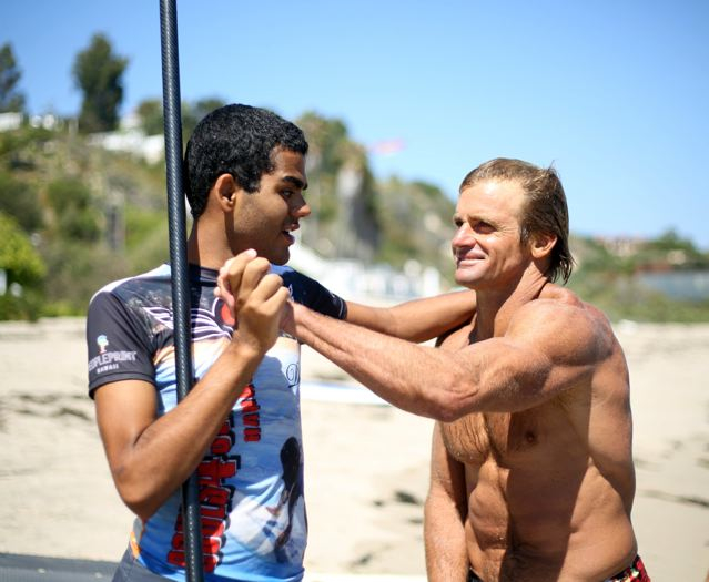Legend of Surf, Laird Hamilton, lends his skills, time and heart for Rabelo's mission.
