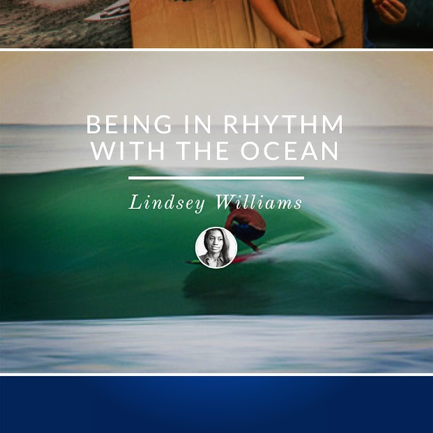 Creator, Lindsey Williams, gives a distinctive conclusion between our relationship with the sea and life. 