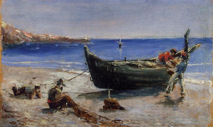 'Fishing Boat,' by Henri de Toulouse-Lautrec (1880)
